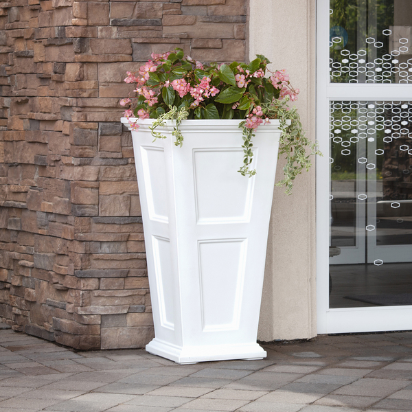 Mayne Fairfield 40in Tall Planter - White 8801-W